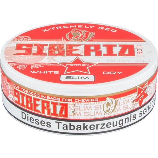 Siberia Slim White Dry Portion Snus