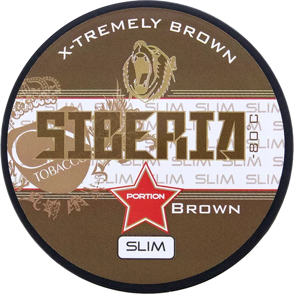 Siberia Slim Brown Portion Snus