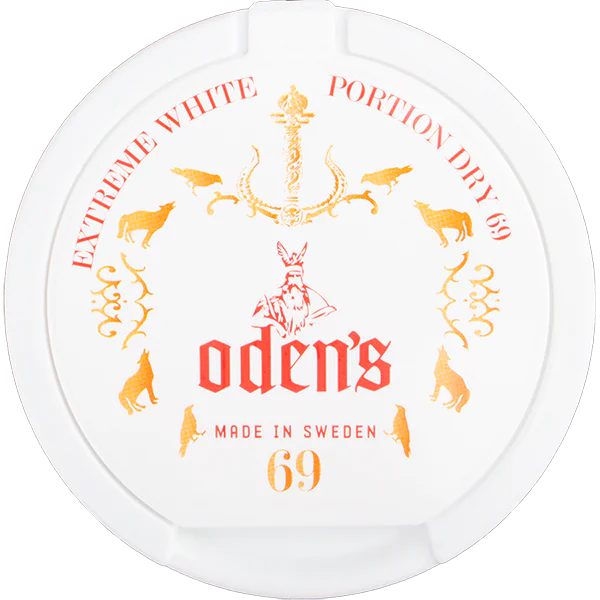 Oden’s 69 Extreme White Dry Portion Snus