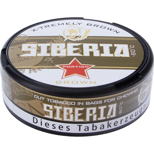 Siberia -80 Degrees Brown Portion Snus