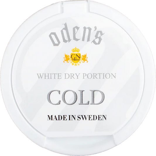 Oden’s Cold White Dry Portion Snus