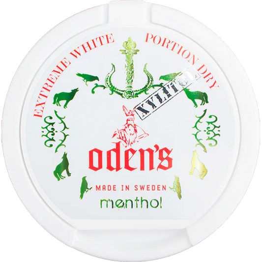 Oden’s Pure Wintergreen Extreme White Dry Portion Snus
