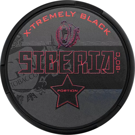 Siberia Black Portion Snus