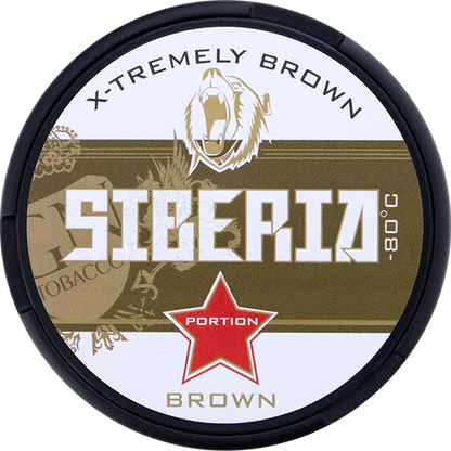 Siberia -80 Degrees Brown Portion Snus