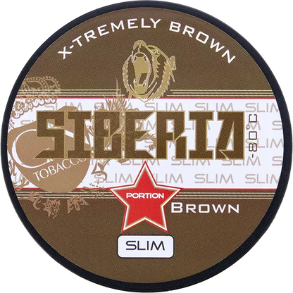 Siberia Slim Brown Portion Snus